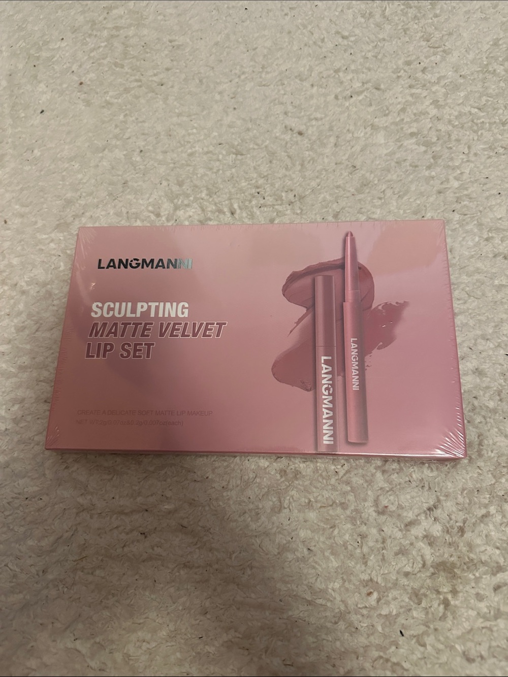 Sculpting Matte Velvet Lip Set - Pink